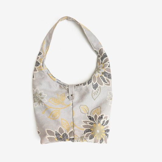 Floret bucket tote (grey)