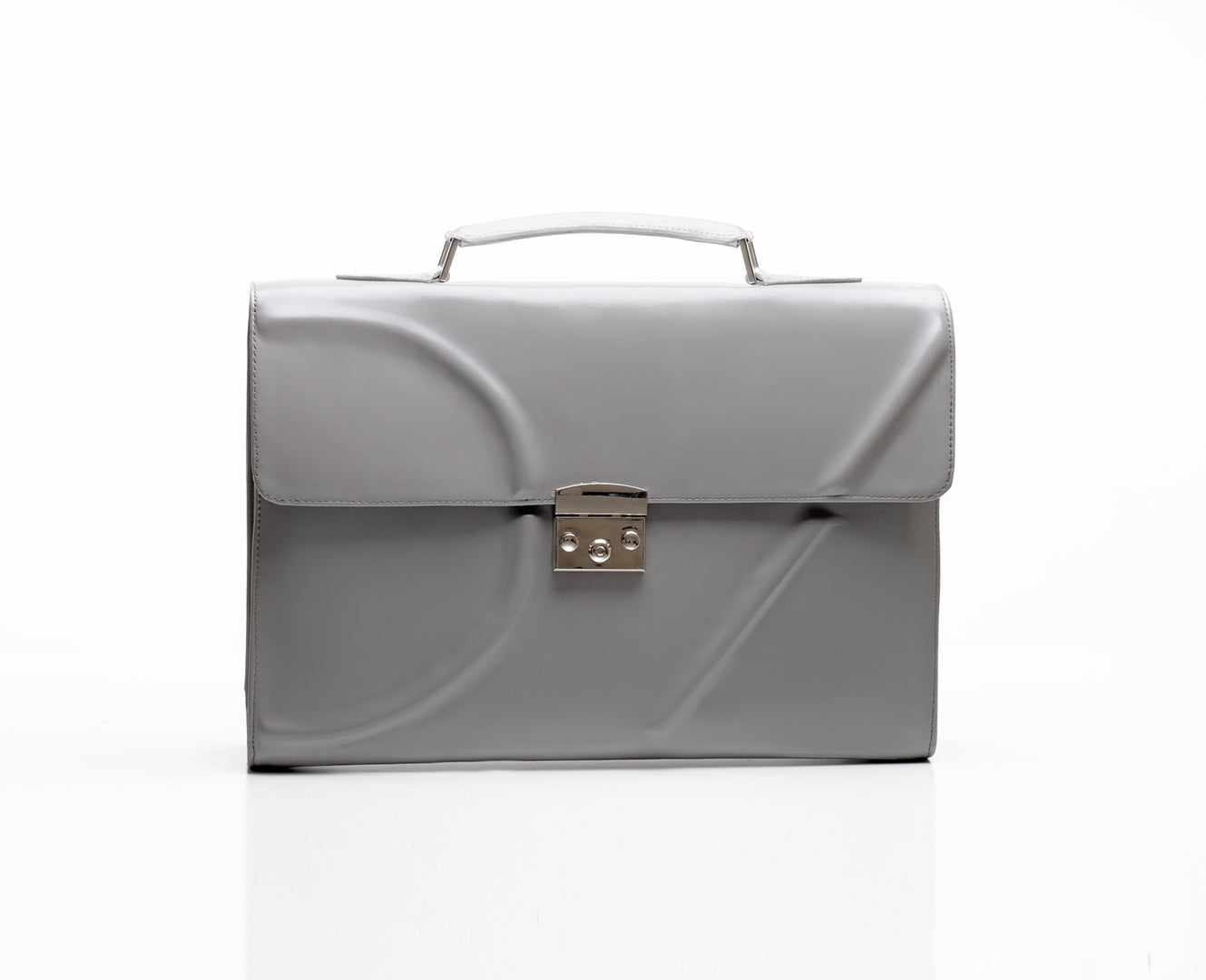 Grey Midi Briefcase